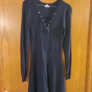 Navy blue Sweater Dress